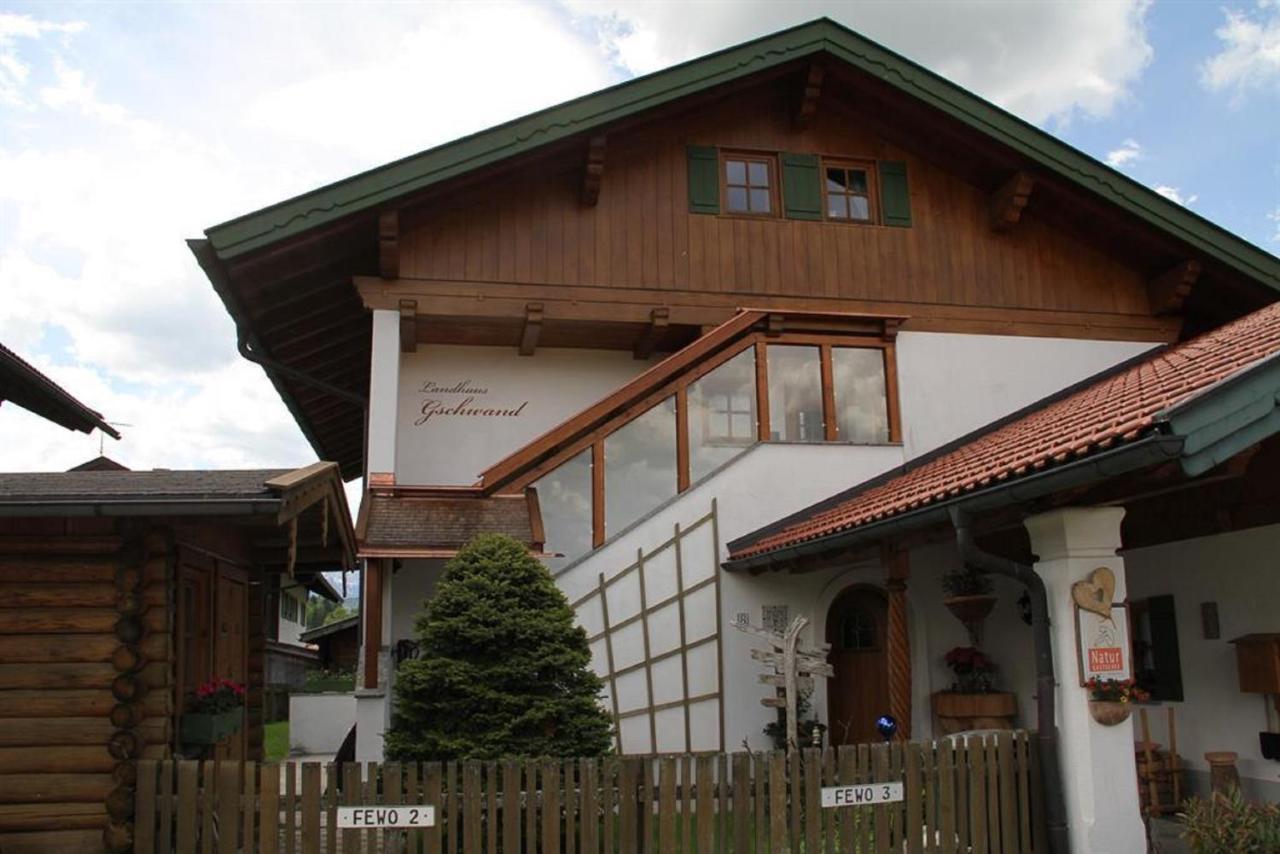 Landhaus Gschwand Krün Buitenkant foto